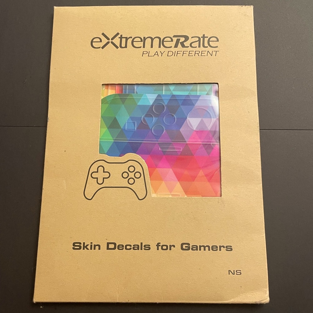 ExtremeRate Nintendo Switch Skin Colorful Triangles